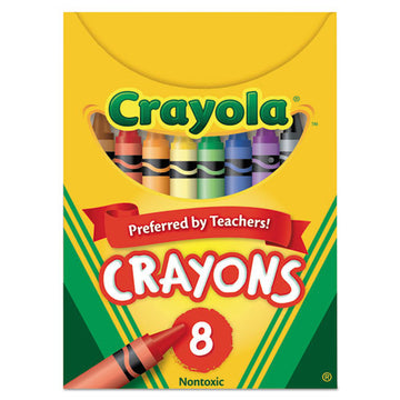 Crayola® Classic Color Crayons, Tuck Box, 8 Colors freeshipping - TVN Wholesale
